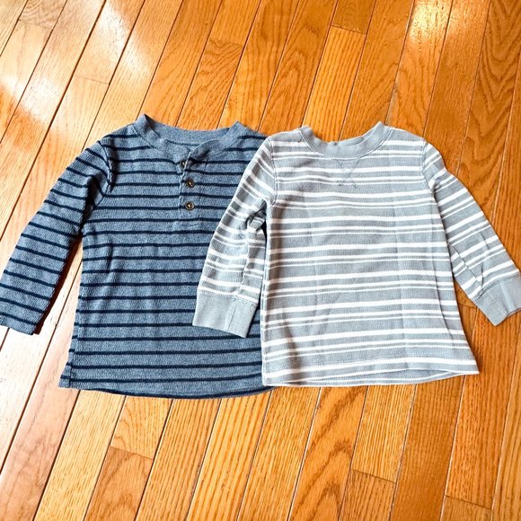 2 pair lot bundle Cat & Jack Long Sleeve shirts - Picture 1 of 7